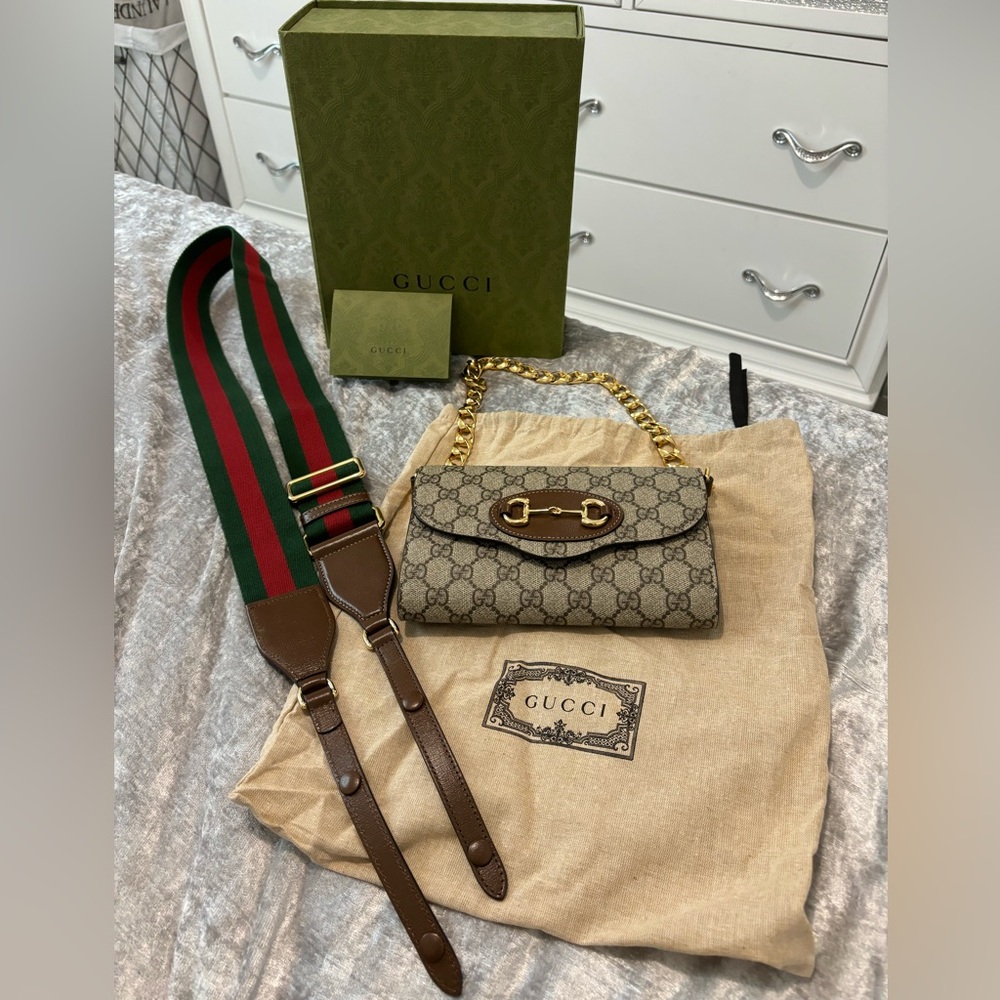 Gucci Supreme Horsebit 1955 Bag